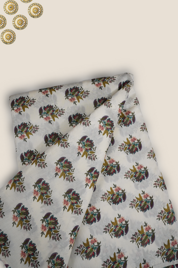 Pure Chanderi Rapid Printed Fabric