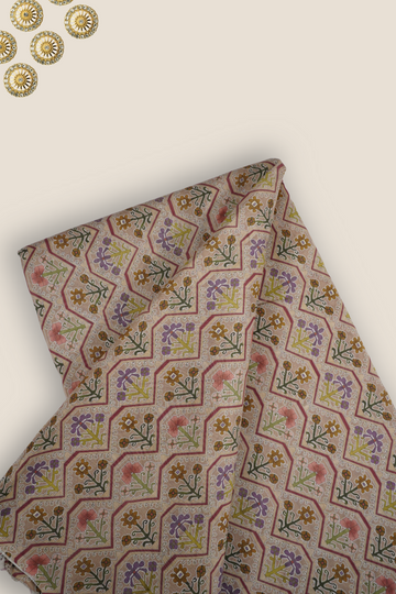 Pure Chanderi Rapid Printed Fabric