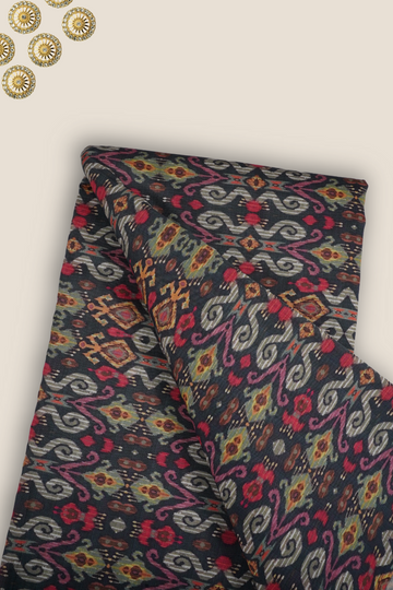 Pure Chanderi Rapid Printed Fabric