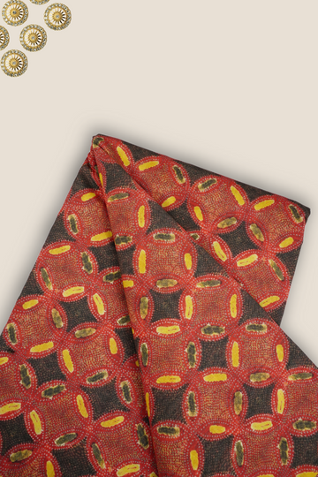 Pure Chanderi Rapid Printed Fabric