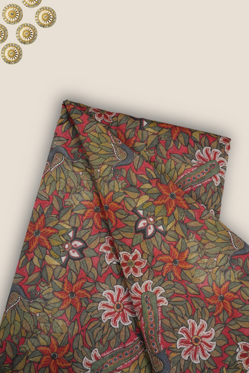 Pure Chanderi Rapid Printed Fabric