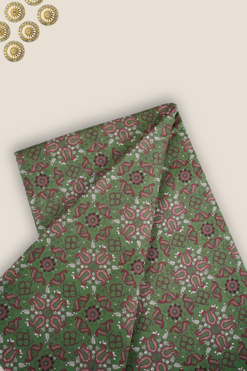 Pure Chanderi Rapid Printed Fabric