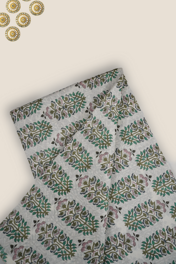 Pure Chanderi Rapid Printed Fabric