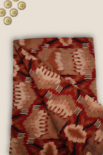 Pure Asam Silk Printed Fabric