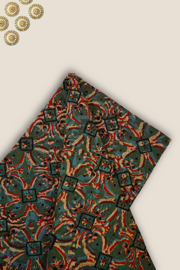 Pure Asam Silk Printed Fabric