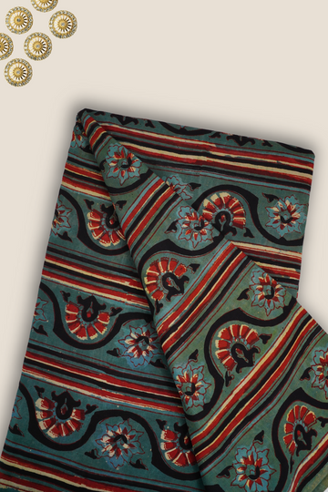 Pure Asam Silk Printed Fabric