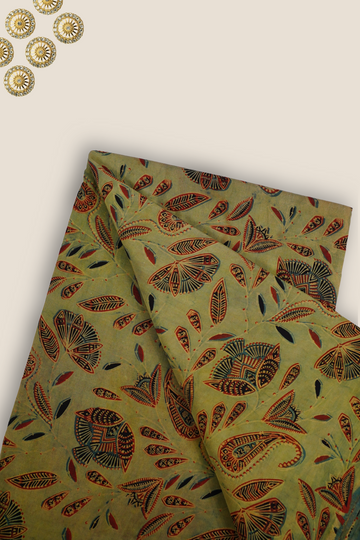 Pure Asam Silk Printed Fabric