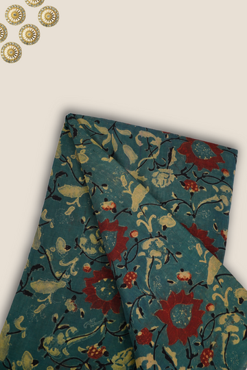 Pure Asam Silk Printed Fabric
