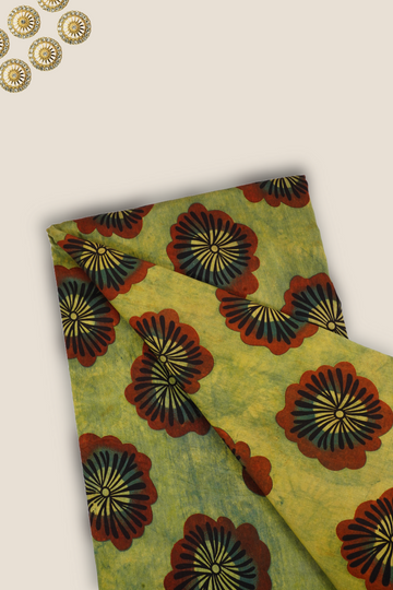 Pure Chanderi Rapid Printed Fabric