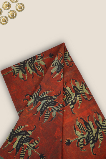 Pure Chanderi Rapid Printed Fabric