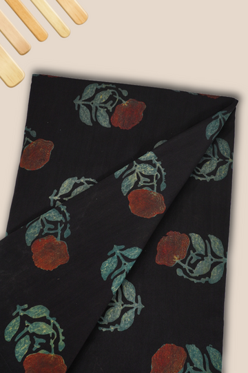 Pure Chanderi Vanaspati Printed Fabric