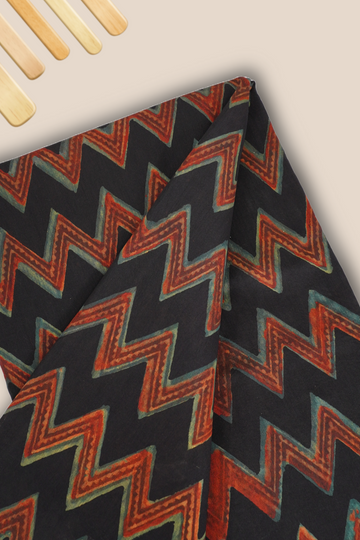 Pure Chanderi Vanaspati Printed Fabric