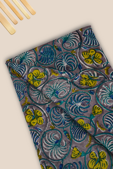 Pure Chanderi Rapid Printed Fabric