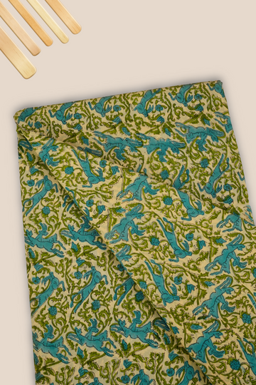 Pure Chanderi Rapid Printed Fabric