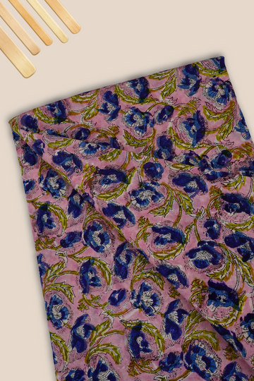 Pure Chanderi Rapid Printed Fabric