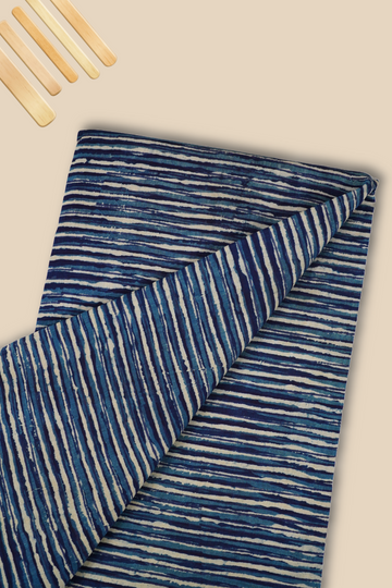 Pure Chanderi Vanaspati Printed Fabric