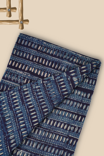 Pure Chanderi Vanaspati Printed Fabric