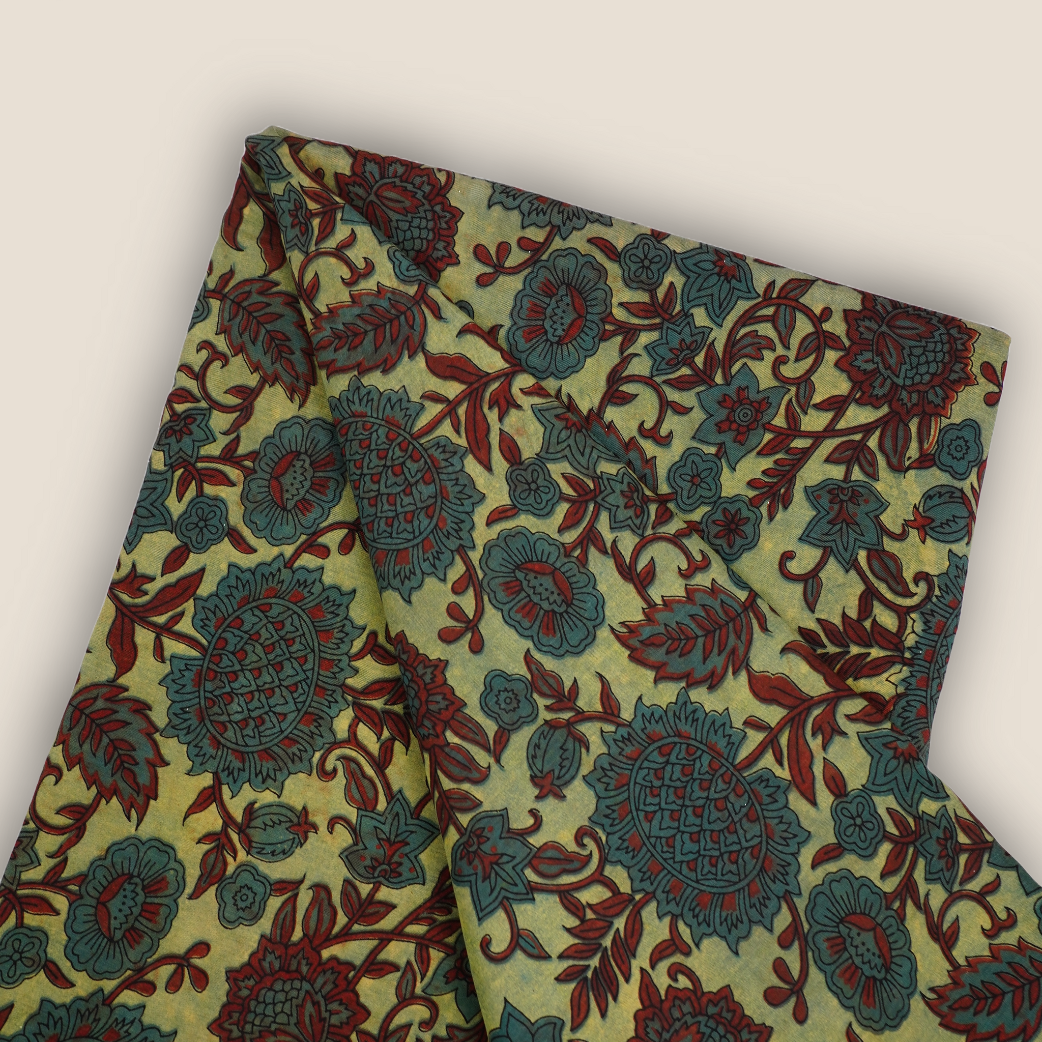Pure Asam Silk Printed Fabric