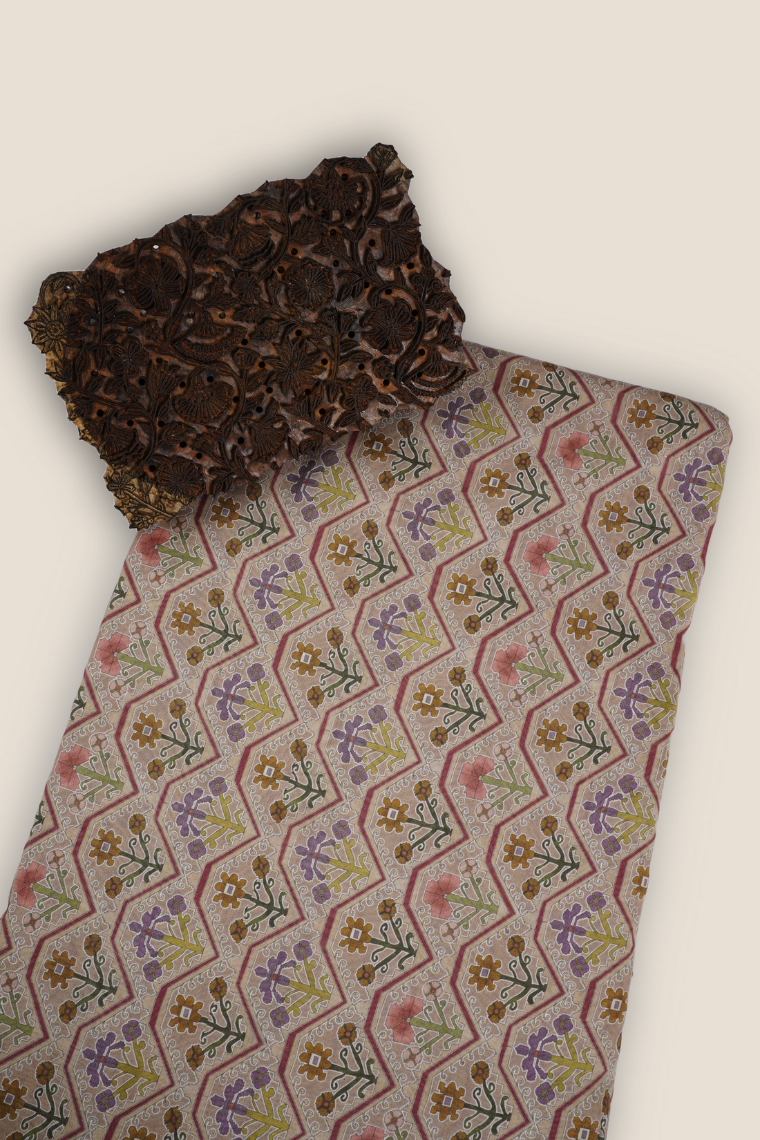 Pure Chanderi Rapid Printed Fabric