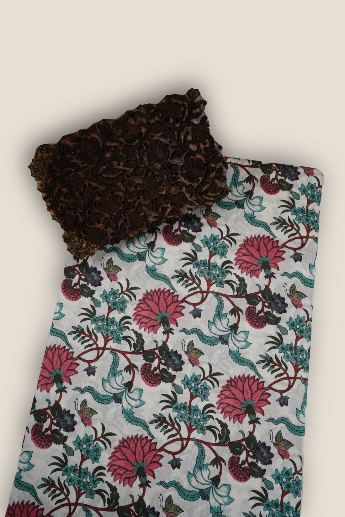 Pure Chanderi Rapid Printed Fabric