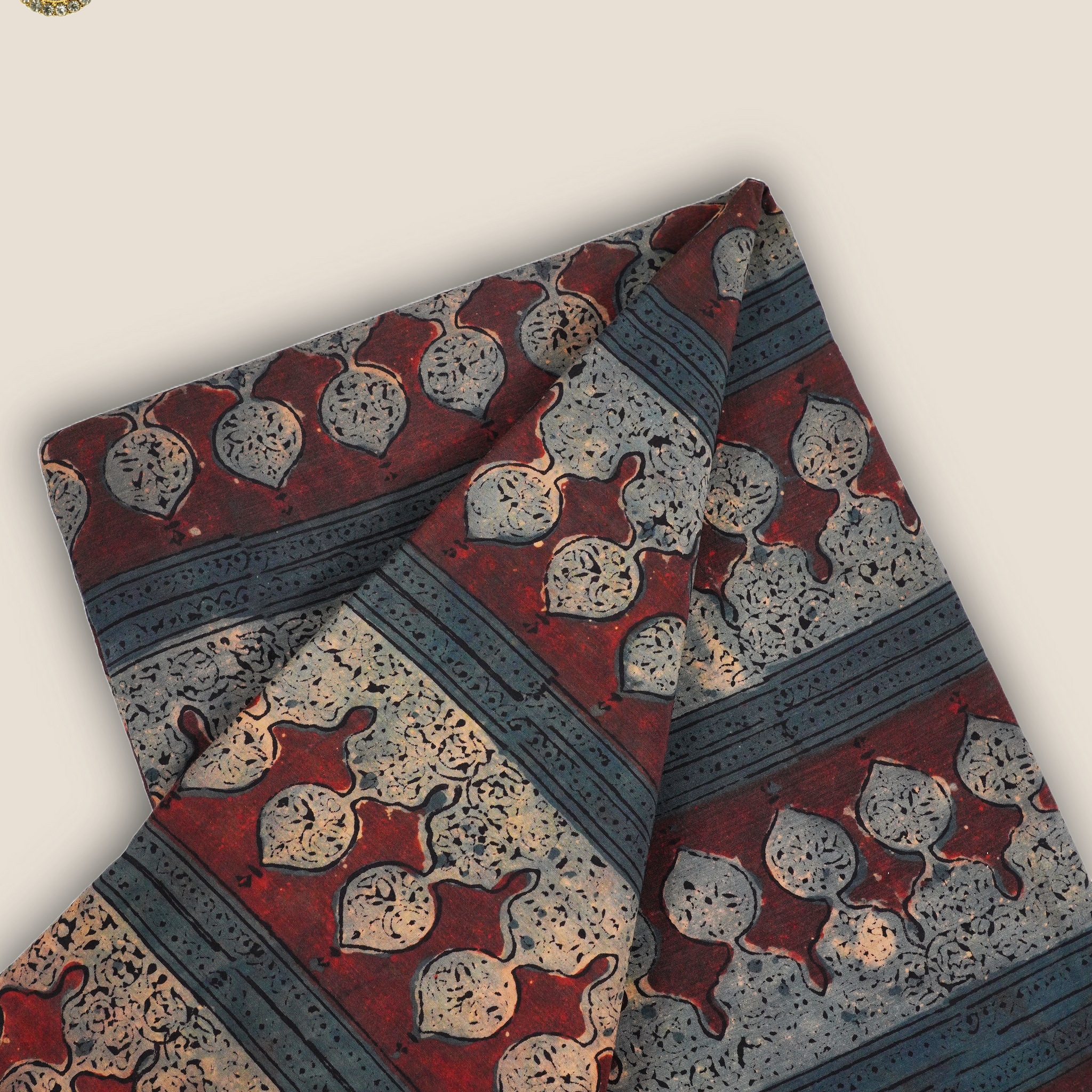 Pure Asam Silk Printed Fabric