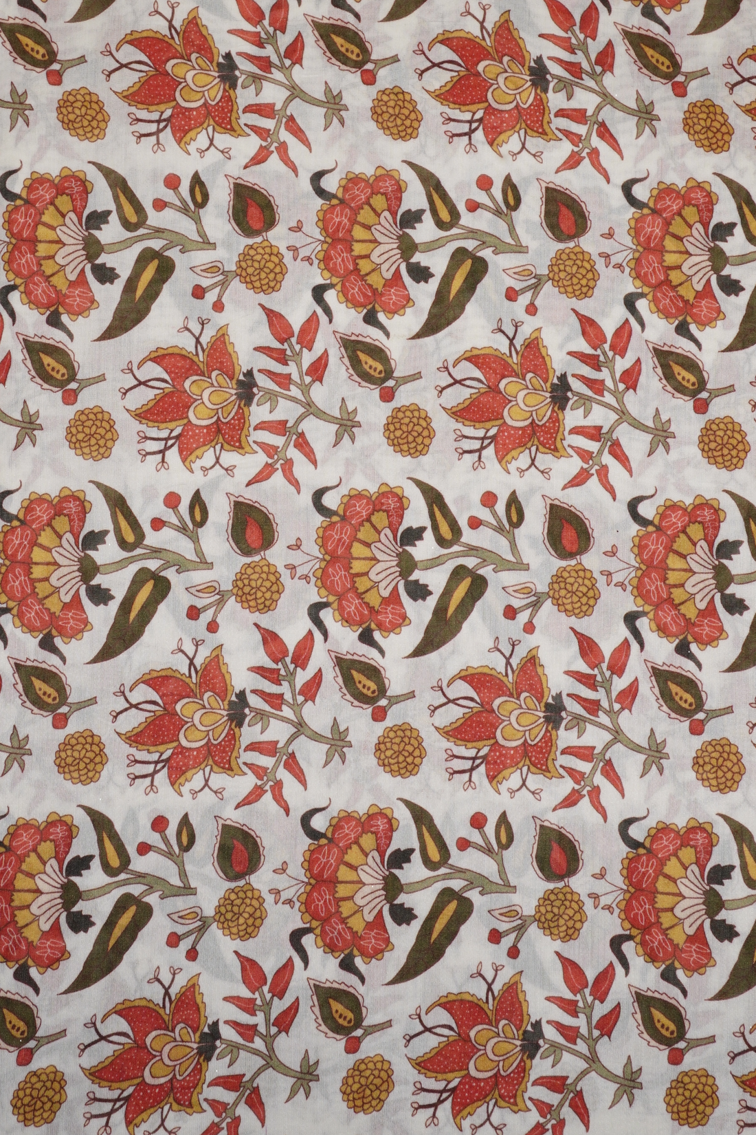Pure Chanderi Rapid Printed Fabric