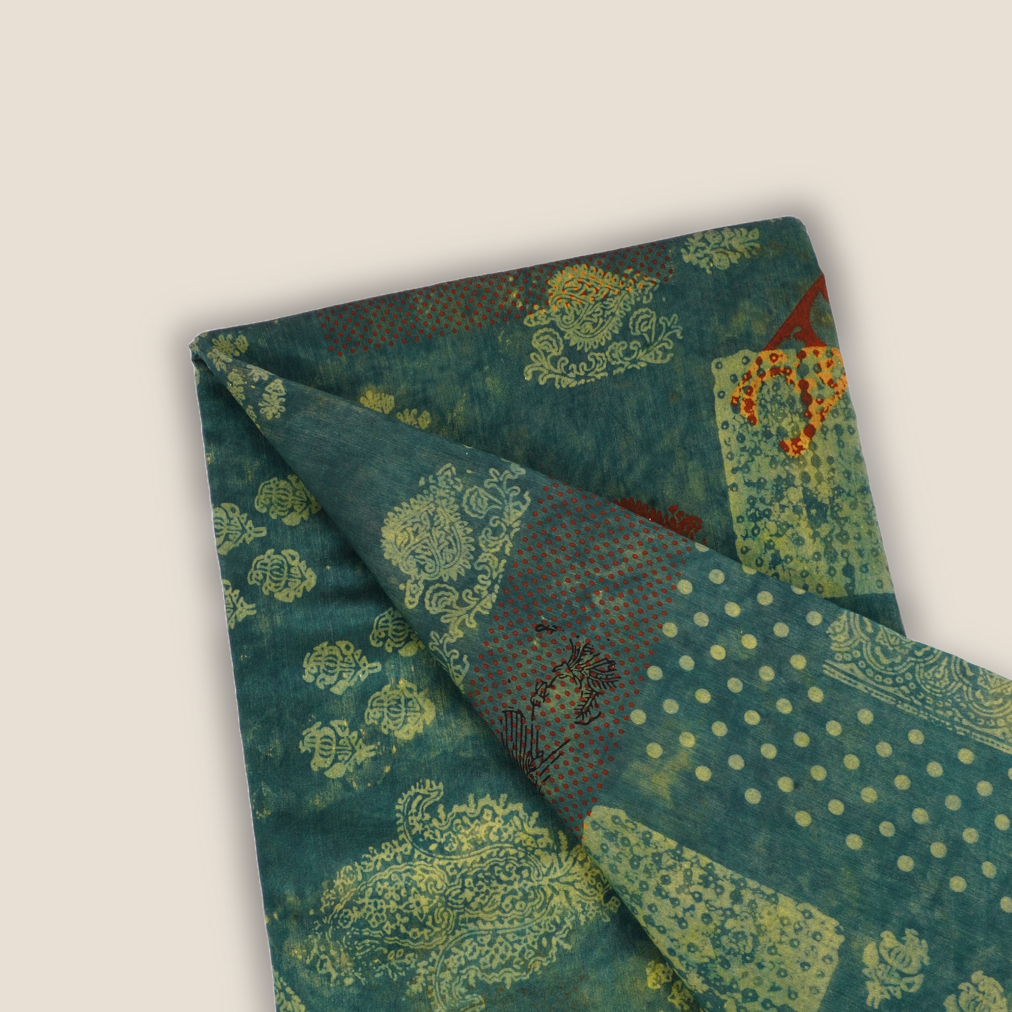 Pure Chanderi Rapid Printed Fabric