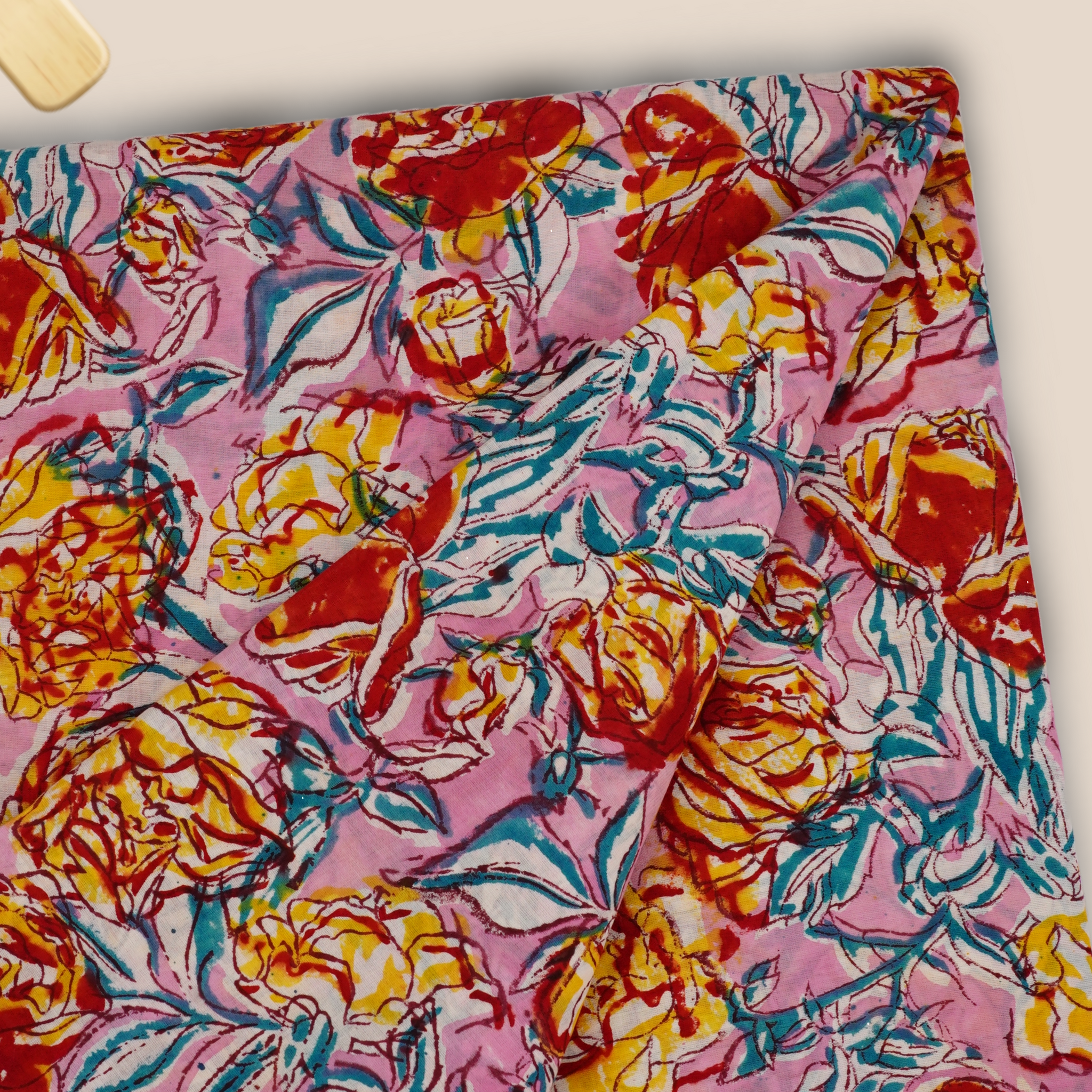 Pure Cotton Mulmul Rapid Printed Fabric