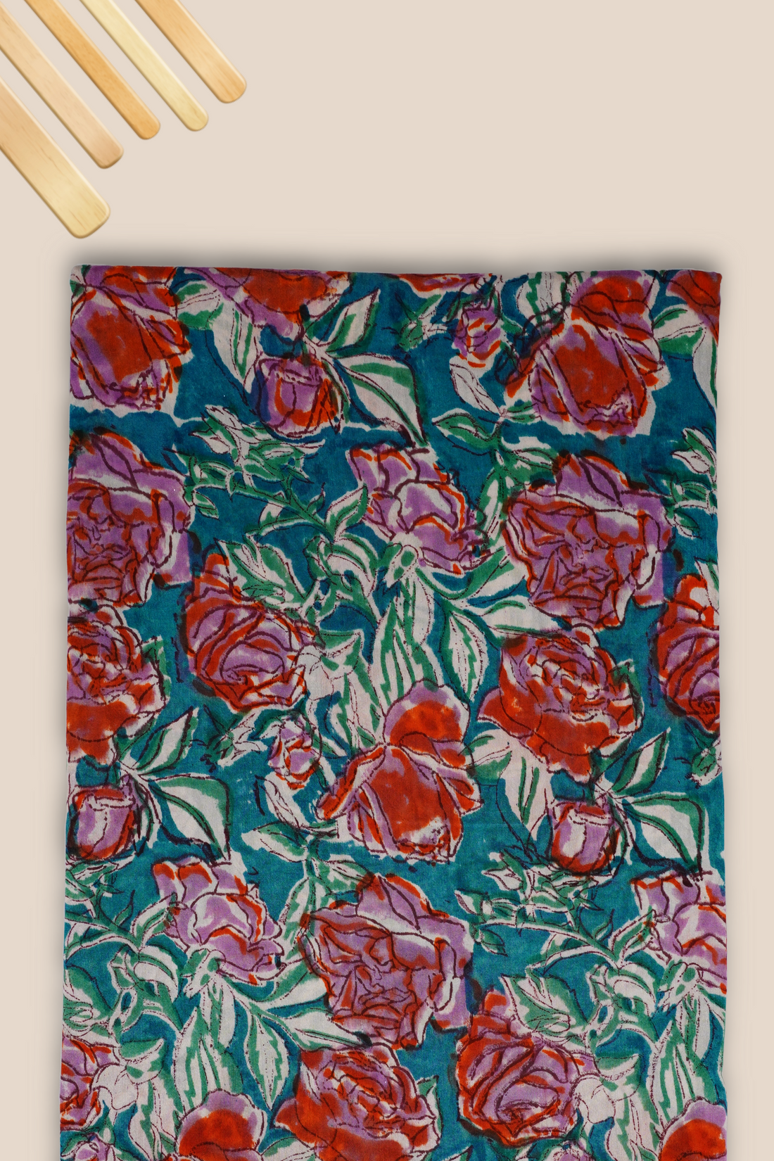 Pure Chanderi Rapid Printed Fabric