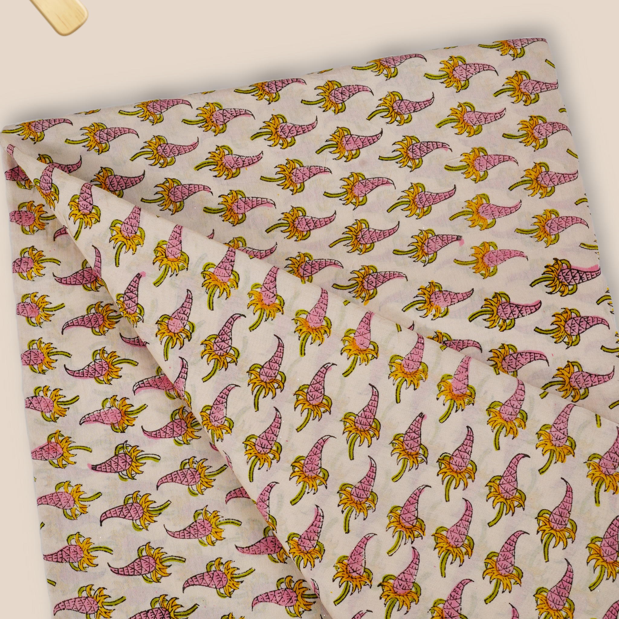 Pure Chanderi Rapid Printed Fabric