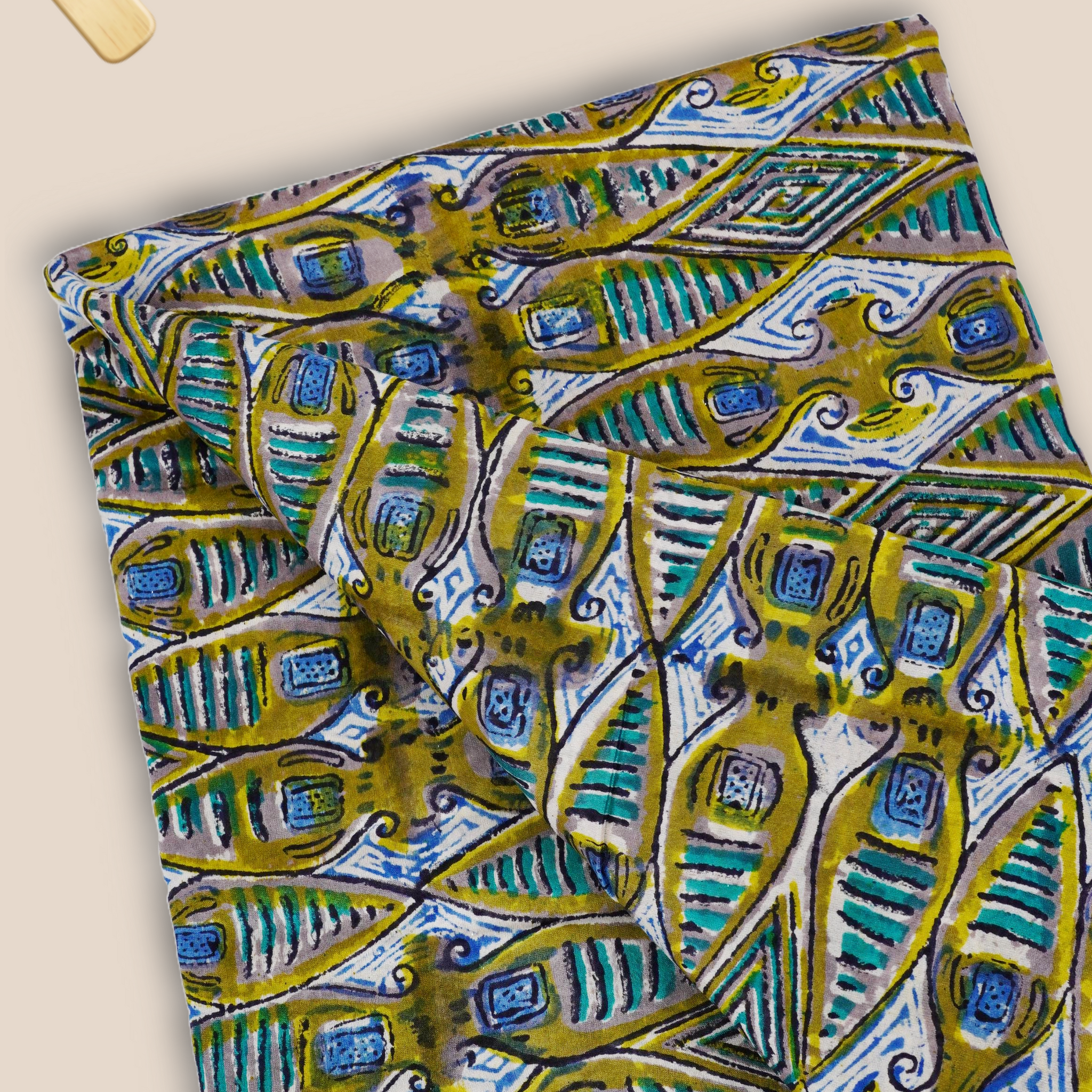 Pure Chanderi Rapid Printed Fabric