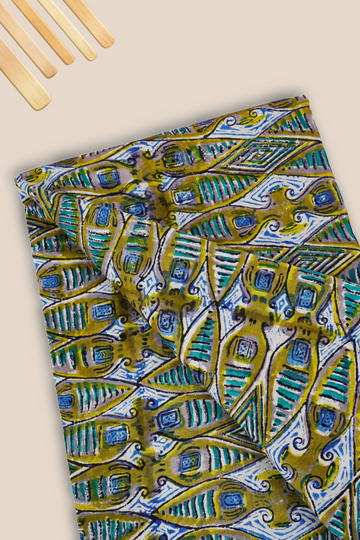 Pure Chanderi Rapid Printed Fabric