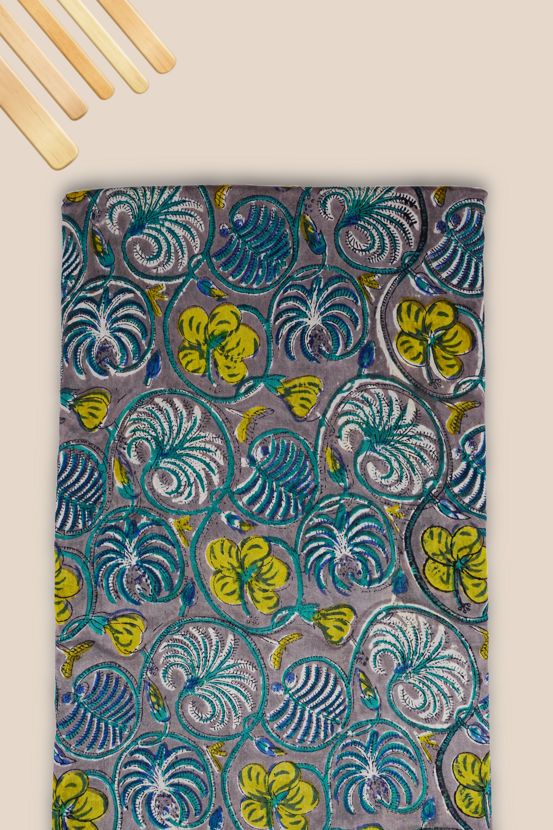 Pure Chanderi Rapid Printed Fabric