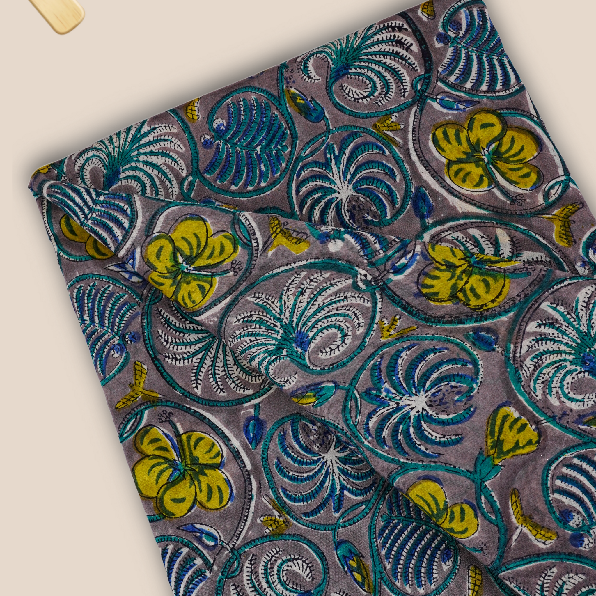 Pure Chanderi Rapid Printed Fabric