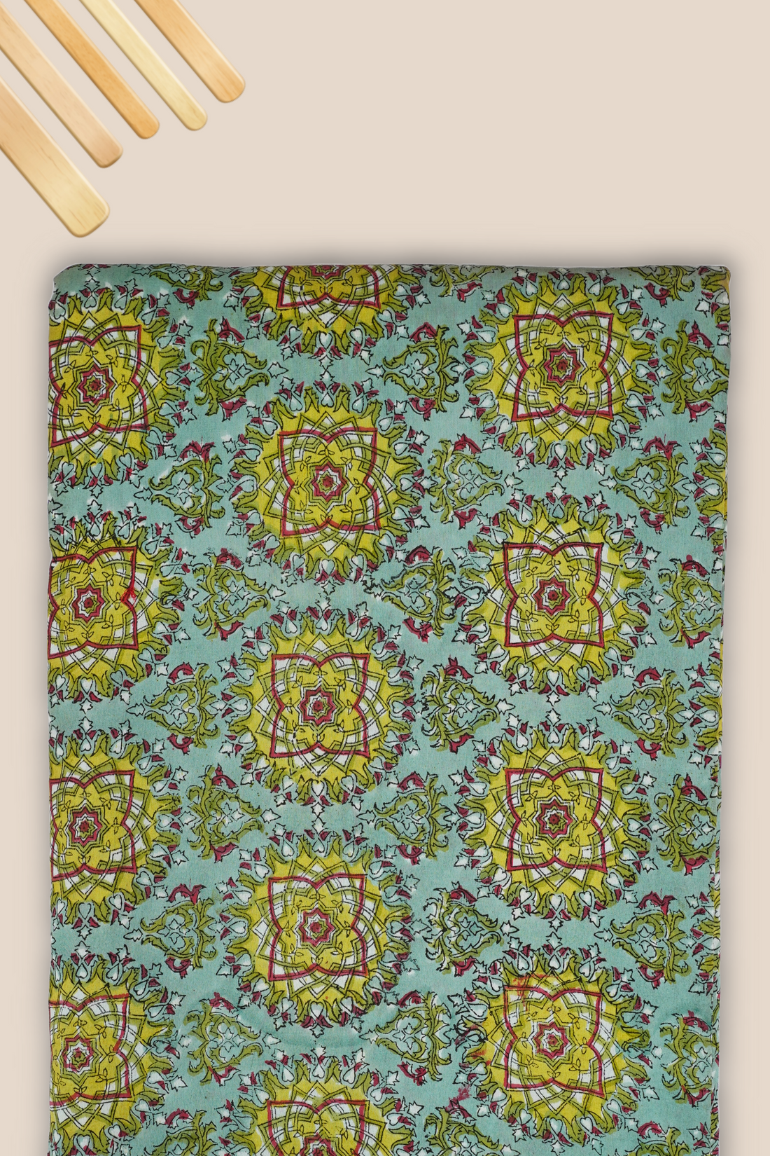 Pure Chanderi Rapid Printed Fabric
