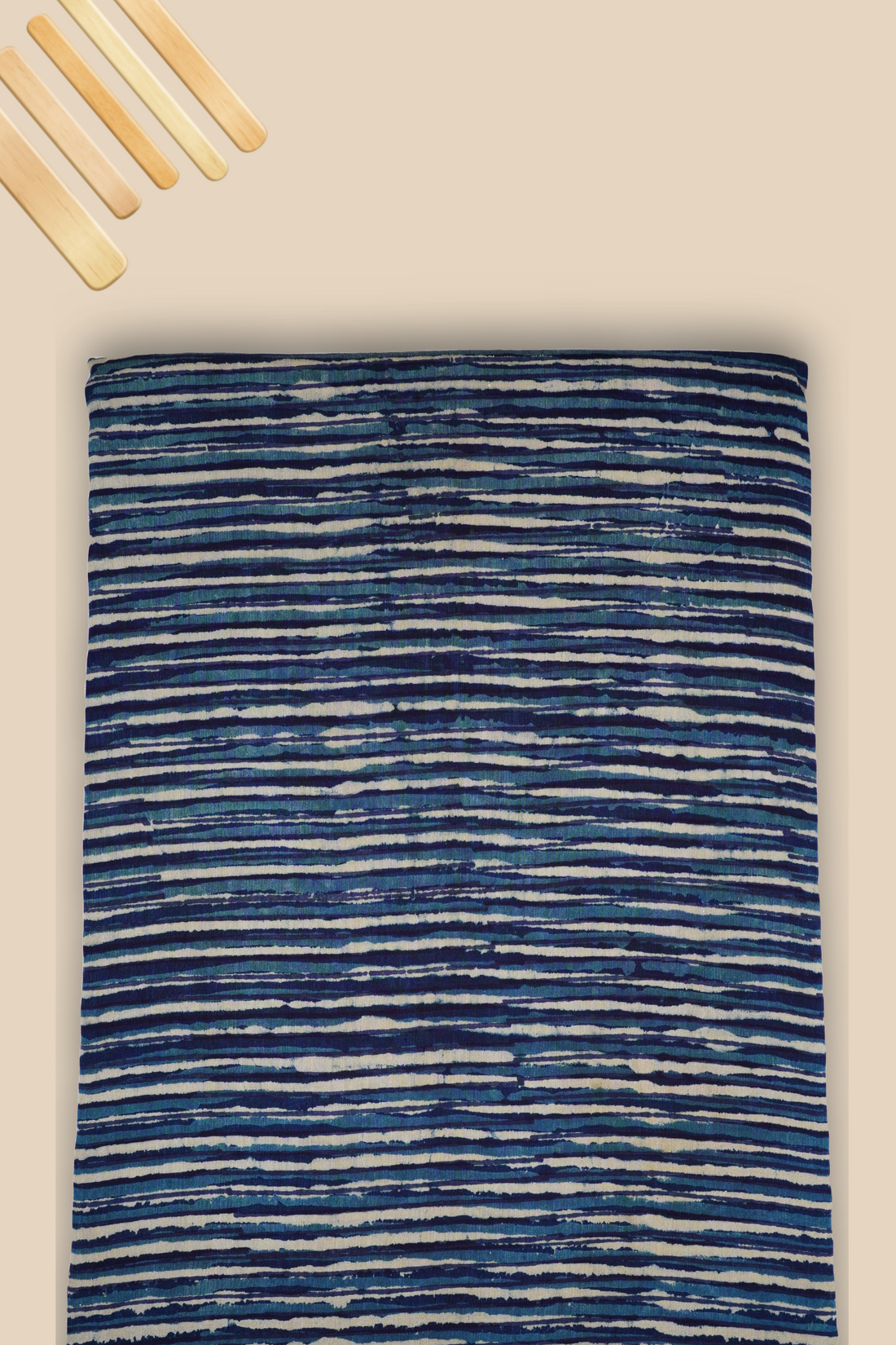 Pure Chanderi Vanaspati Printed Fabric
