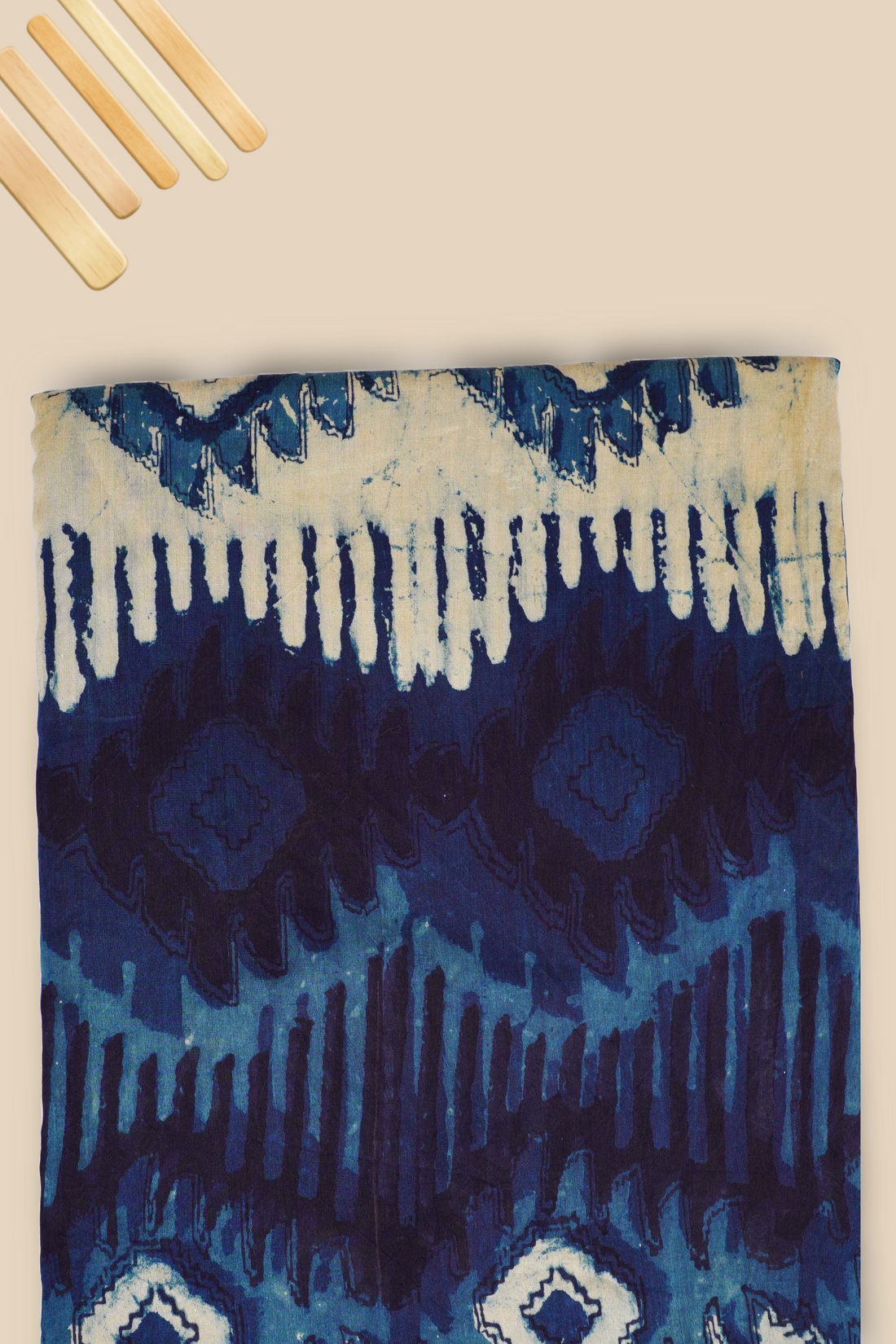 Pure Chanderi Vanaspati Printed Fabric