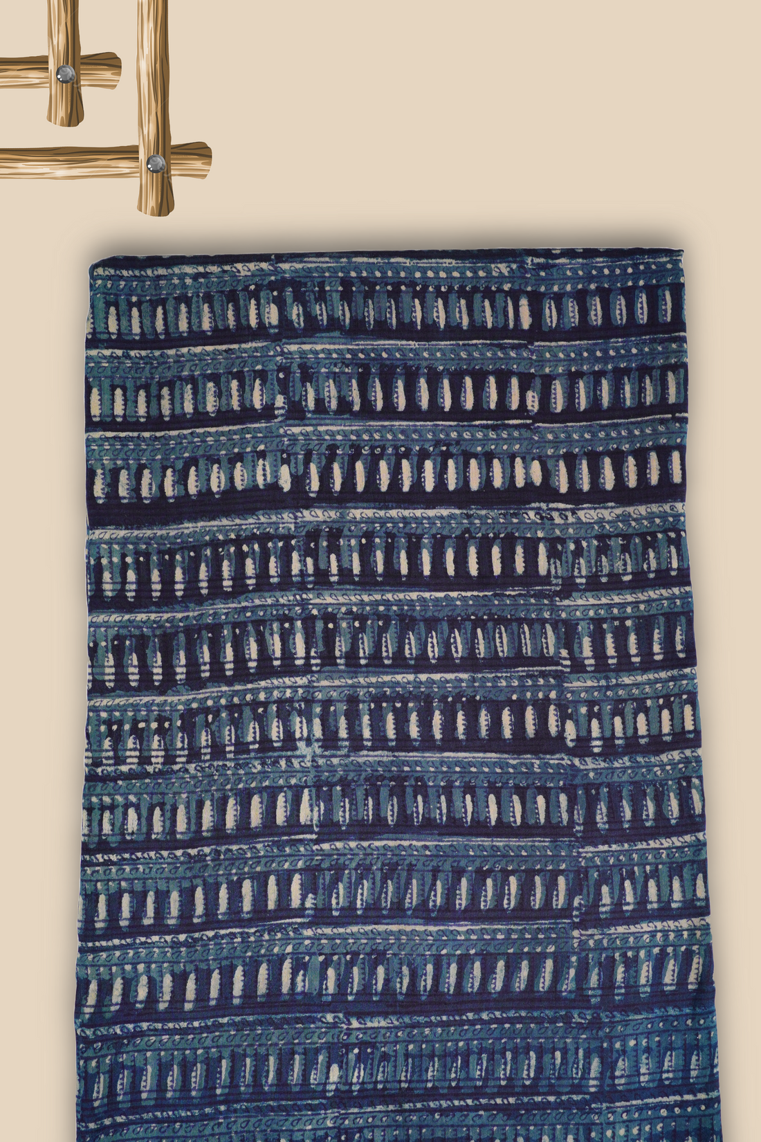 Pure Chanderi Vanaspati Printed Fabric